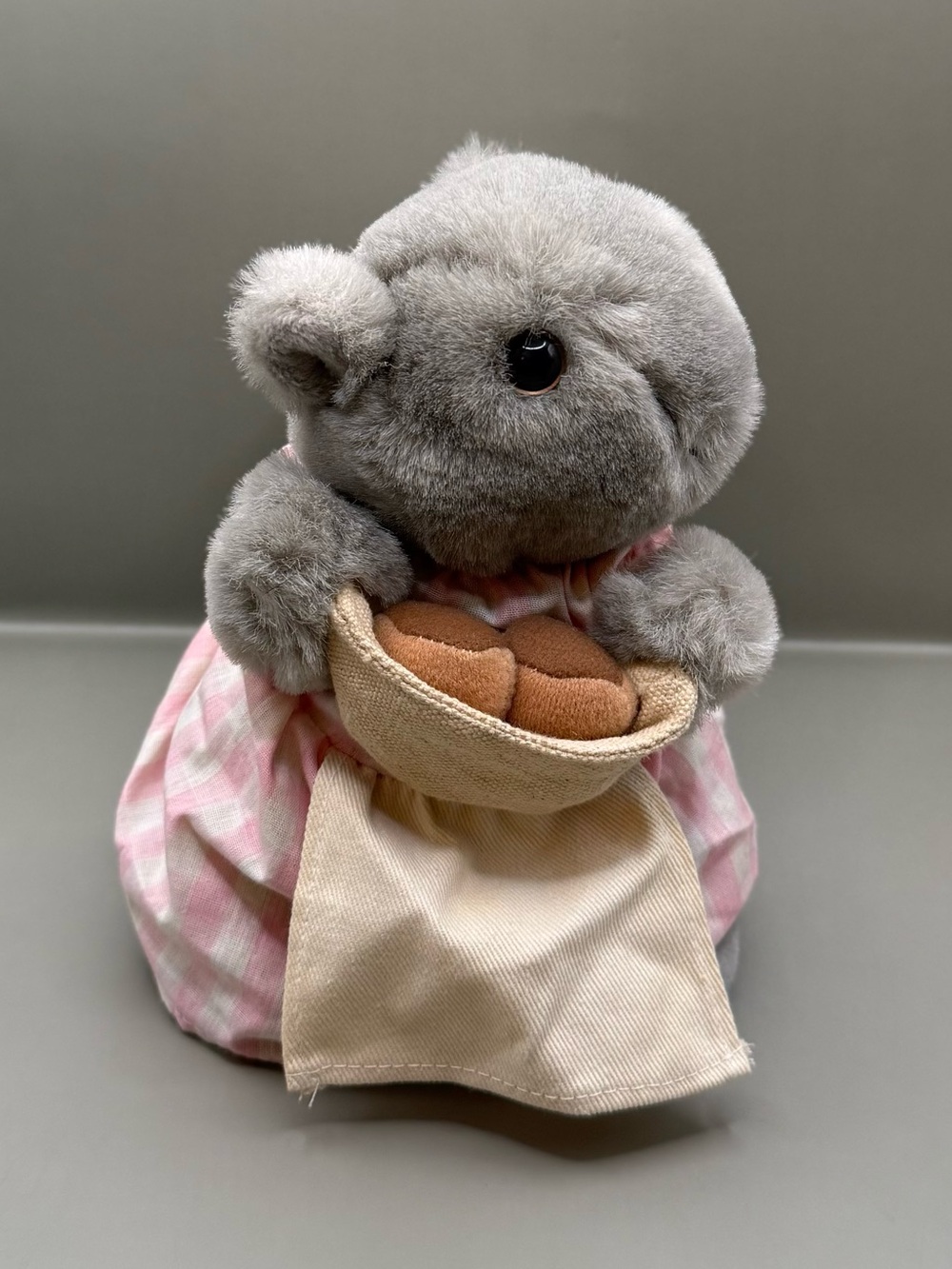 VTG Eden Beatrix Potter Mrs Squirrel Goody Tip Toes Stuffed Animal Plush